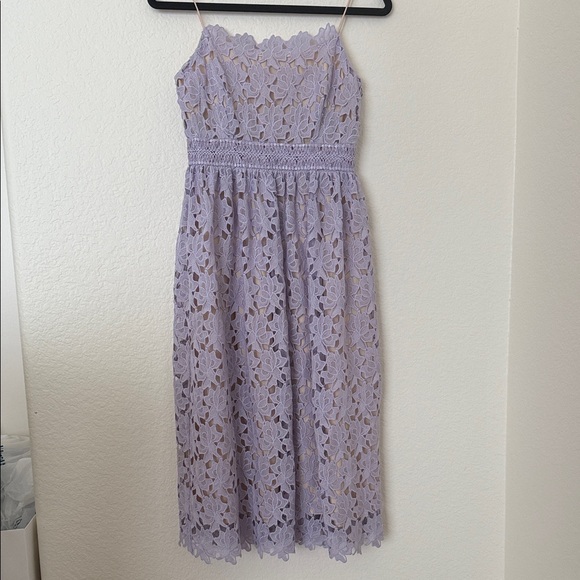 Lavender Lace Kids Dress - Picture 1 of 2